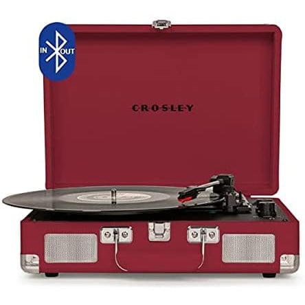 Crosley Cruiser Plus - Bluetooth Turntable (Burgundy) [Tech & Turntables]