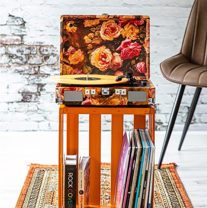 Crosley Cruiser Plus Turntable - Floral [Tech & Turntables]